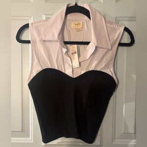 Maeve Sleeveless Cropped Twofer